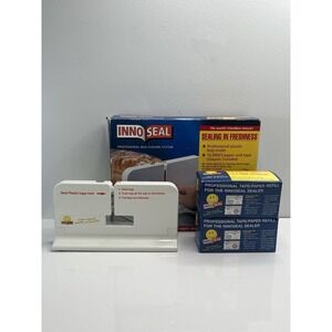 Innoseal Professional Bag Sealer Bundle with Tape & Paper Refill Rolls 2002